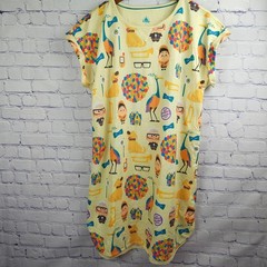 Disney Parks Pixar Up All Over Print Dress M/L