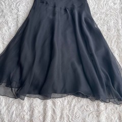 Bebe silk rhinestone beaded slip dress chiffon cocktail midi black ruched bust S