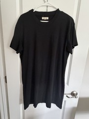 Madewell Black T Shirt Dress L