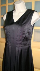 Kyra Black Sleeveless A-Line Pleated Dress Size XS Flattering Fit