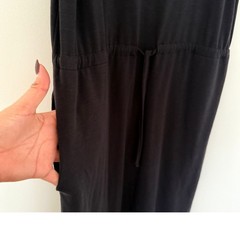 Columbia Easy Does It! Black Drawstring Waist Utility Pocket Sun Dress Sz M
