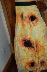 Tracy Reese 3D Sunflower Applique Dress 0 Anthropologie flowers plenty xs