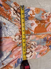 ZESICA Womens Long Halter Neck Floral Print Backless Split Beach Maxi Dress Sz M