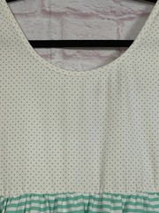 Awe Knots Smocking Company Sleeveless Striped Dress Large