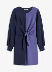 bonprix Colourblock Tie Waist Dress – Size 10/12 – LB 1846