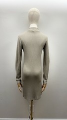Zara Taupe Knit Sweater Dress Size L Viscose, Polyester, Polyamide