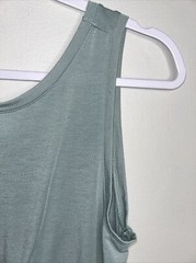 Columbia Dress Easy Does It Sleeveless Size M Drawstring Waist Green