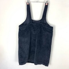 Fat Face Jumbo Cord Dress Womens 16 Navy Blue Corduroy Pinafore Short Dungaree
