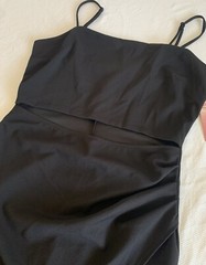NEW LittleBlack Dress Womens Junior XL CutOut Mini Fitted Cocktail Wedding Staps