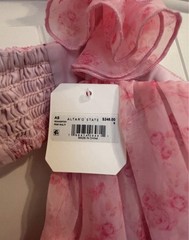 NWT Altar’D State Becca Chiffon Tiered Long Gown/Dress Women&rsquo;s Small Pink