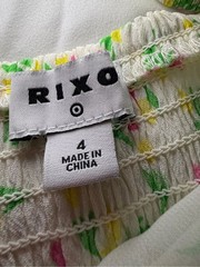 Rixo x Target green floral Grunge Daisy Dress size 4