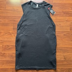 NWT Under Armour sleeveless pullover shift dress Medium gray athletic athleisure