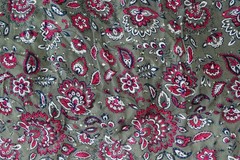Torrid Challis Smocked Off Shoulder Green Red White Floral Bell Sleeve Dress Sz2