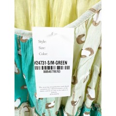 NWT High-End Boutique Maxi Dress w/ Gold Accents S/M Adjustable