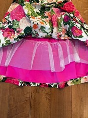Eliza J Floral Print Sleeveless Fit and Flare Dress