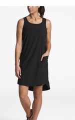 The North Face Womens Shift Dress Black Sleeveless Scoop Neck Pockets S/P