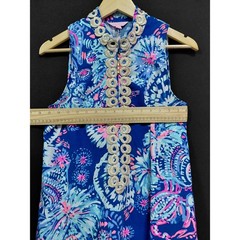Lilly Pulitzer Sleeveless Paisley Dress Collared Lightweight Women Size 2
