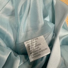 Mac Duggal NWT Blue One Shoulder Jersey Mermaid Gown Size 4 Sweeping Train