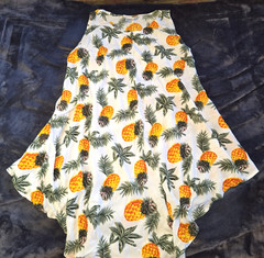 Jessica Taylor Pineapple Flowy One Size Fits All Sun Dress