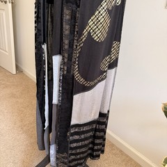 Styles Ever After Handmade Patchwork L Maxi Duster Metallica Art To Wear Unique