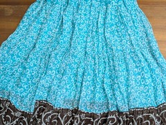 ECI New York Floral Silk Fairy Beaded Embellished Lace Up Corset Spaghetti Dress