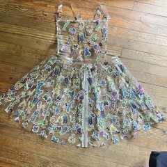 Rave Clear See-Through Dress Kawaii All Over Print Plastic