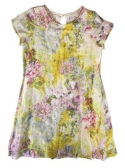 Trelise Cooper Women&rsquo;s Designer Pink Yellow Green White Floral Dress – Medium