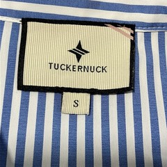 Tuckernuck Blue White Striped Poplin Tiered Shirt Dress Womens Size Small