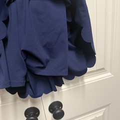 J Crew Scalloped Active Stretchy Pull On Navy Dress Women&rsquo;s Plus XXL