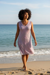 Lilac Slip On Dress