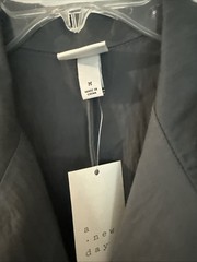 Women&rsquo;s Button-Front Belted Midi Shirtdress A New Day Gray Womens MEDIUM