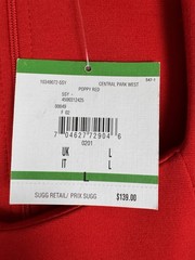 NWT Anne Klein Central Park West Stretch Knit Dress Red Women’s L MSRP $139
