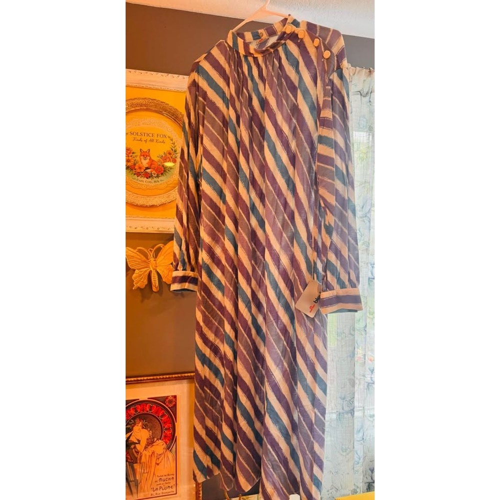 ✨ NWT Bleyle Vintage West German Striped Midi Dress ✨