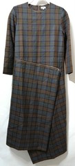 SCYE check asymmetric dress 1216-03019 Used