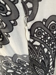 Dranella Silk Lace Occasion Dress Black White BNWT UK 10-12 EU38