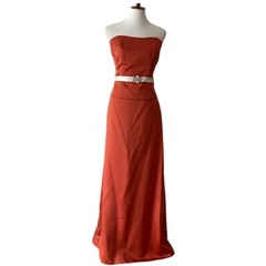 Alfred Angelo Vintage Dress Medium Y2K Strapless Small Gown Set Bridesmaid Fall