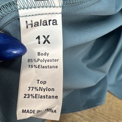 Halara Breezeful Backless Racerback Side Pocket High Low Flowy Midi Quick Dry 1X