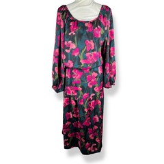 Johnnybecca Floral Maxi Dress Size Small Garden Party Peasant Watercolor Resort