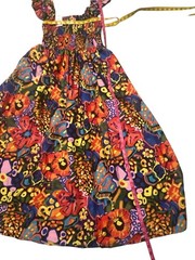 Cato Floral Smocked Midi Dress Boho Ruffle Strap Multicolor NWT M