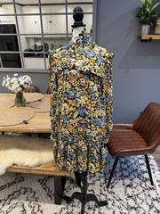 Albaray spring floral print long sleeve frill mini dress size 14 Gorgeous!
