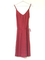 Ella Moss Red Zig-Zag Dress Size XS WORN ONCE RRP £175