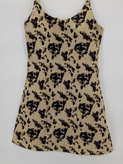 Leopard Print Athletic Mini Dress Built In Shorts Tennis Golf Activewear Small
