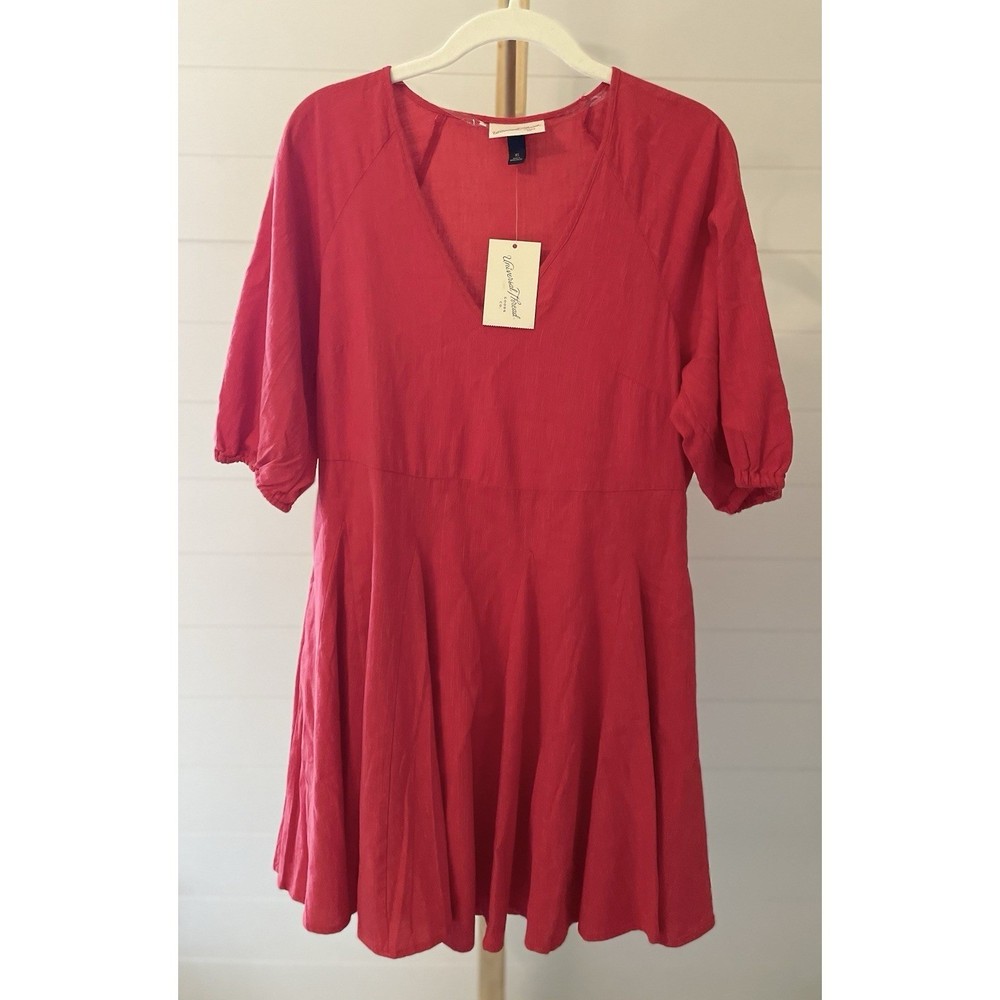 Women&rsquo;s Bell Elbow Sleeve Mini A-Line Dress – Universal Thread Red XS