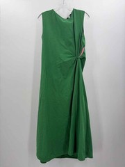 Pre-Owned COS Green Size Medium Maxi Sleeveless Dress