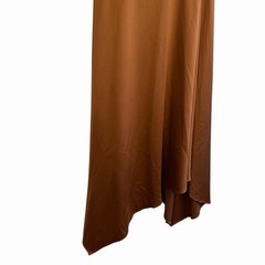 BEAU TILLEY x BAR III Satin Wrap Dress Copper Brown Medium Party Date Bridesmaid