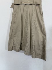 Banana Republic Strapless Asymmetrical Utility Trench Dress 6P Tan Belt Pockets