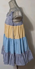Solid & Striped Parker Blue & Yellow Striped Mini Dress Size XS