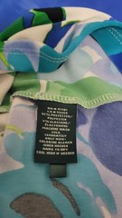 LAUREN by RALPH LAUREN Floral Print Ruched Stretch Sheath Dress Sz 12 (FLAW)
