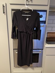 Gap Black Maternity/Nursing Dress-Size XS-NWT
