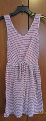 Caution to the Wind Summer Dress Medium Fabric Blend Bust 33 Length 37 in